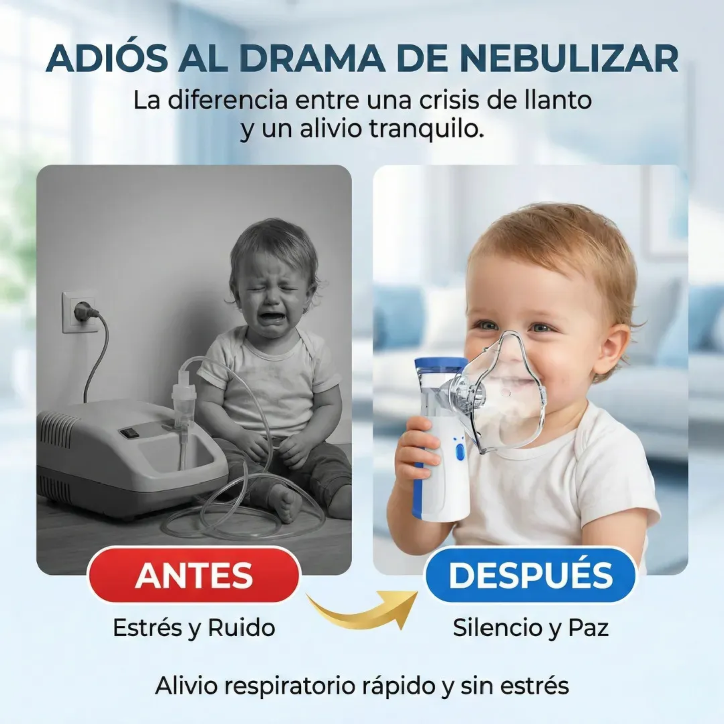 Nebulizador para Bebés, Niños y Adultos