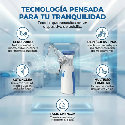 Nebulizador para Bebés, Niños y Adultos