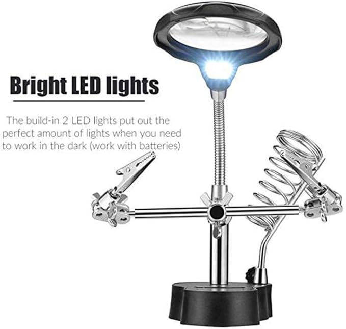 LUPA TERCER BRAZO CON LUZ LED + ENVÍO GRATIS