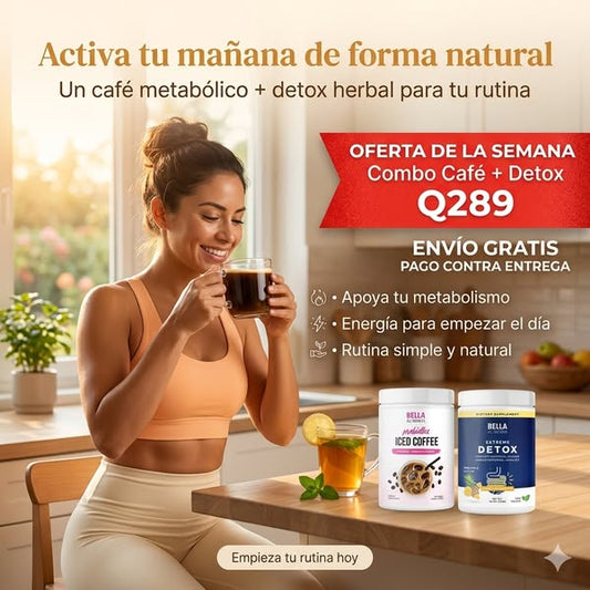 Combo Café metabólico + Detox Herbal + ENVÍO GRATIS