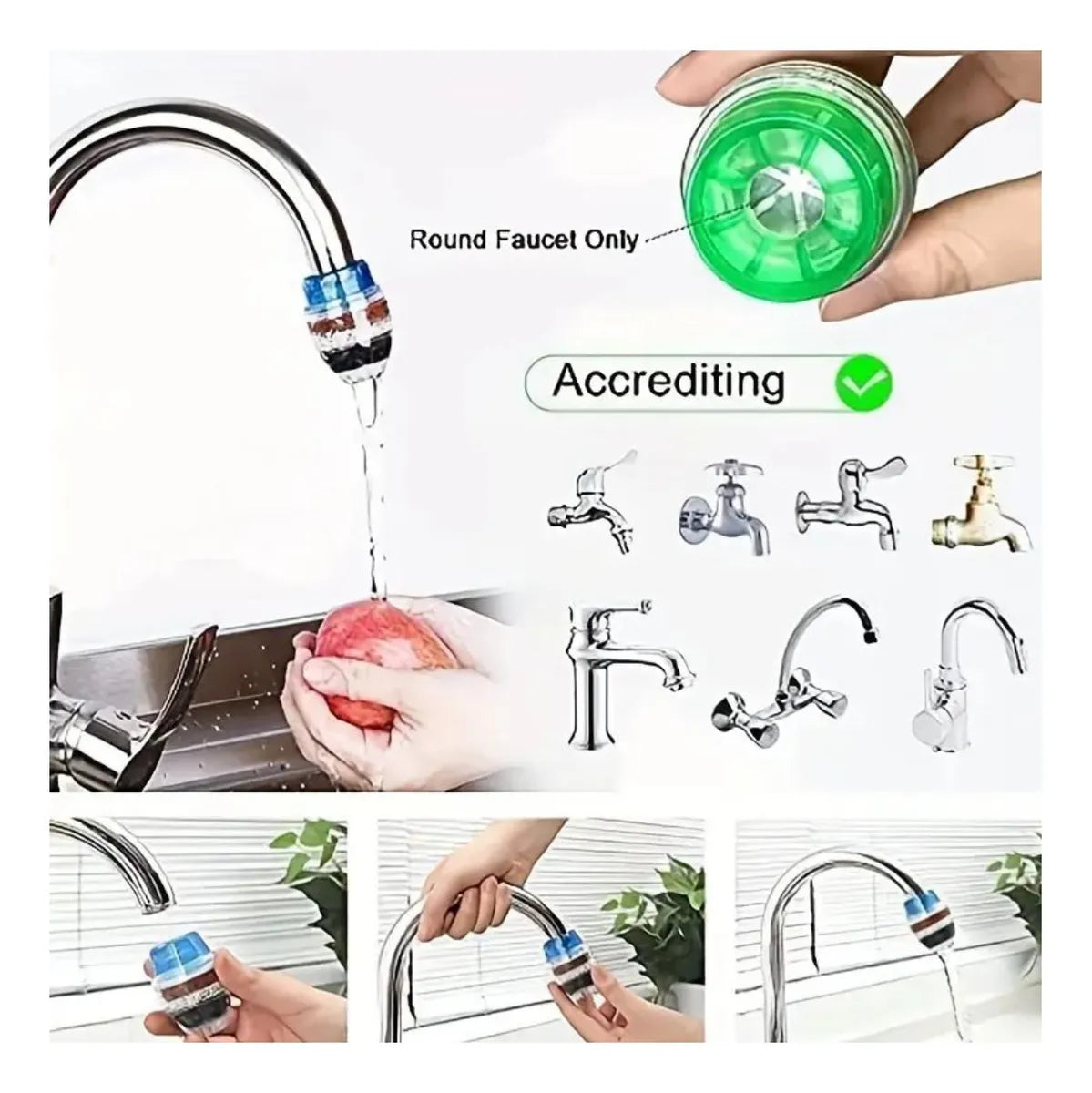 FILTRO DE GRIFO DE AGUA + ENVÍO GRATIS