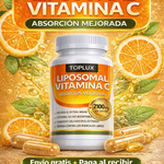 🍊Vitamina C Liposomal 2100 mg + ENVIO GRATIS -  Con la potencia de 40 Naranjas 🔥