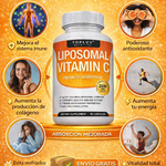 🍊Vitamina C Liposomal 2100 mg + ENVIO GRATIS -  Con la potencia de 40 Naranjas 🔥