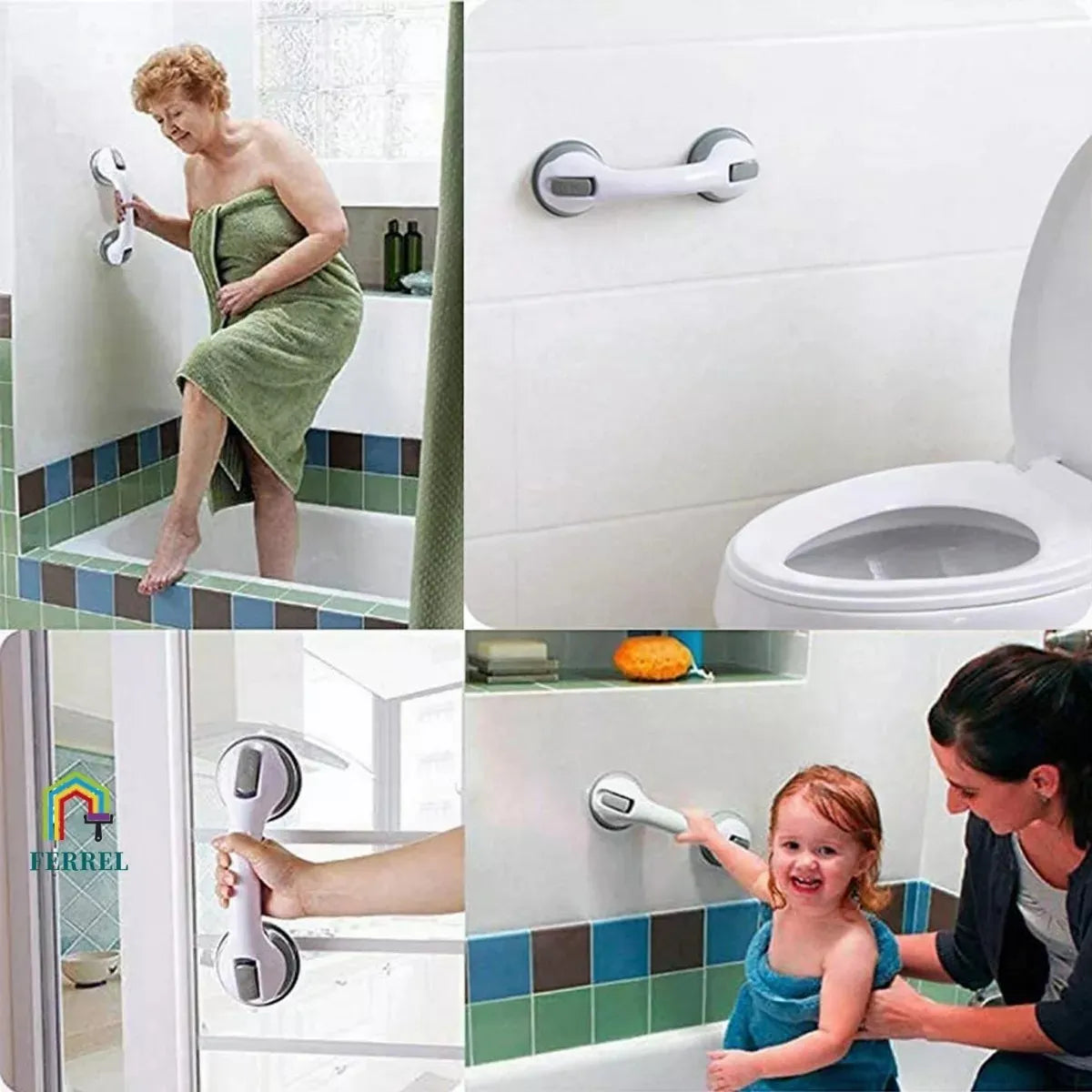Barra con ventojas de seguridad para baño + Envío gratis