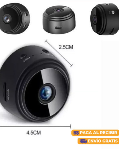 Mini Cámara WiFi HD Portátil – Seguridad Invisible 24/7