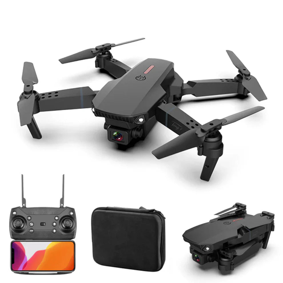 Dron 4K HD con Doble Cámara y Estabilización Inteligente
