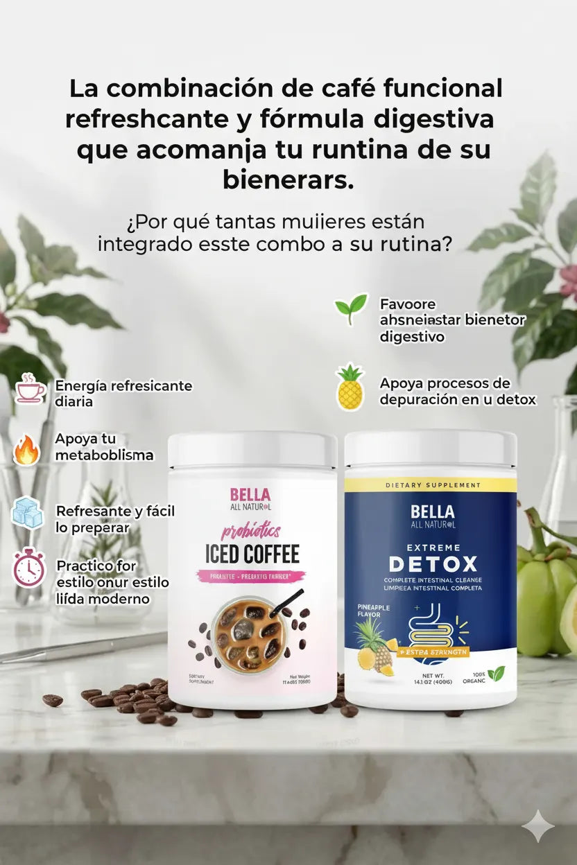Combo Café metabólico + Detox Herbal + ENVÍO GRATIS