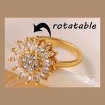 ANILLO + COLLAR GIRATORIO | ESTILO GIRASOL