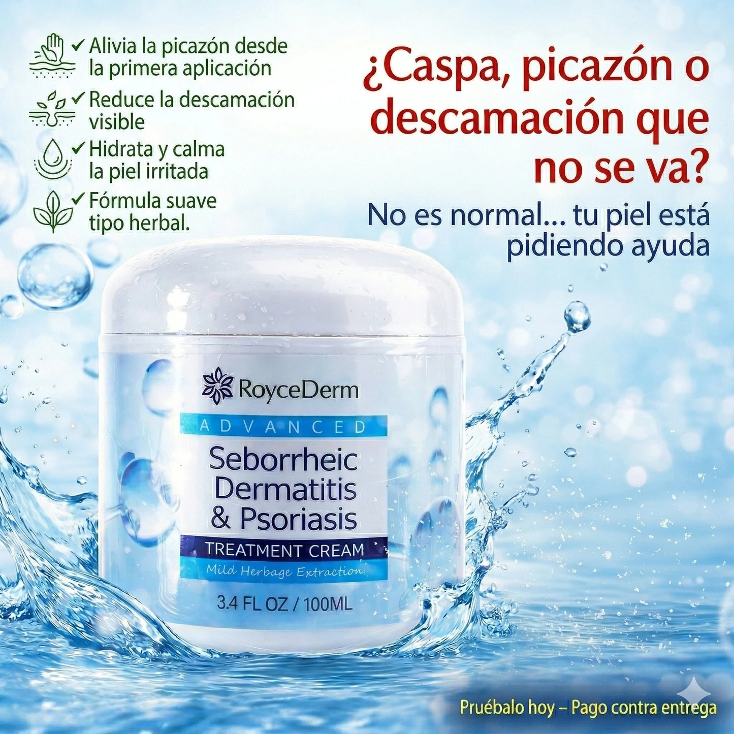 Crema para Dermatitis ceborreica o Soriasis