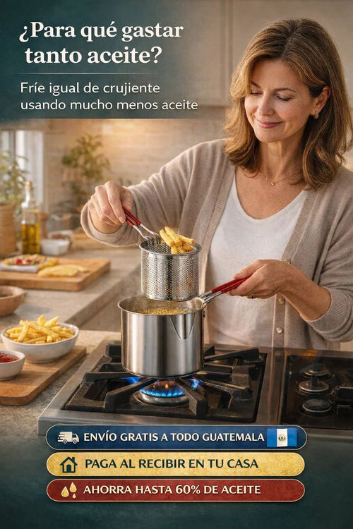 OLLA FREIDORA INOXIDABLE + ENVÍO GRATIS