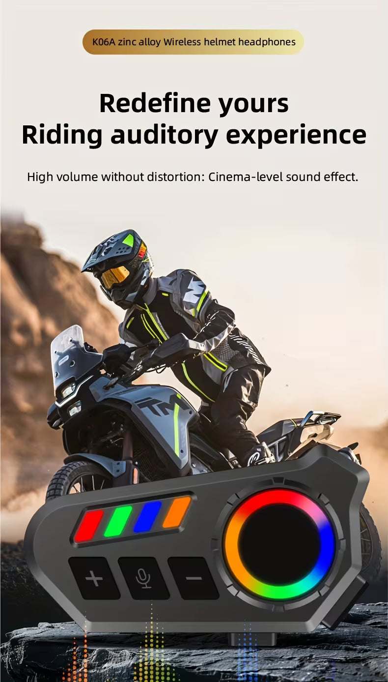 Auriculares bluetooth para casco de moto + ENVÍO GRATIS