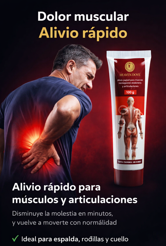 👉 Heaven Dove | Crema para dolor muscular y articular con alivio rápido