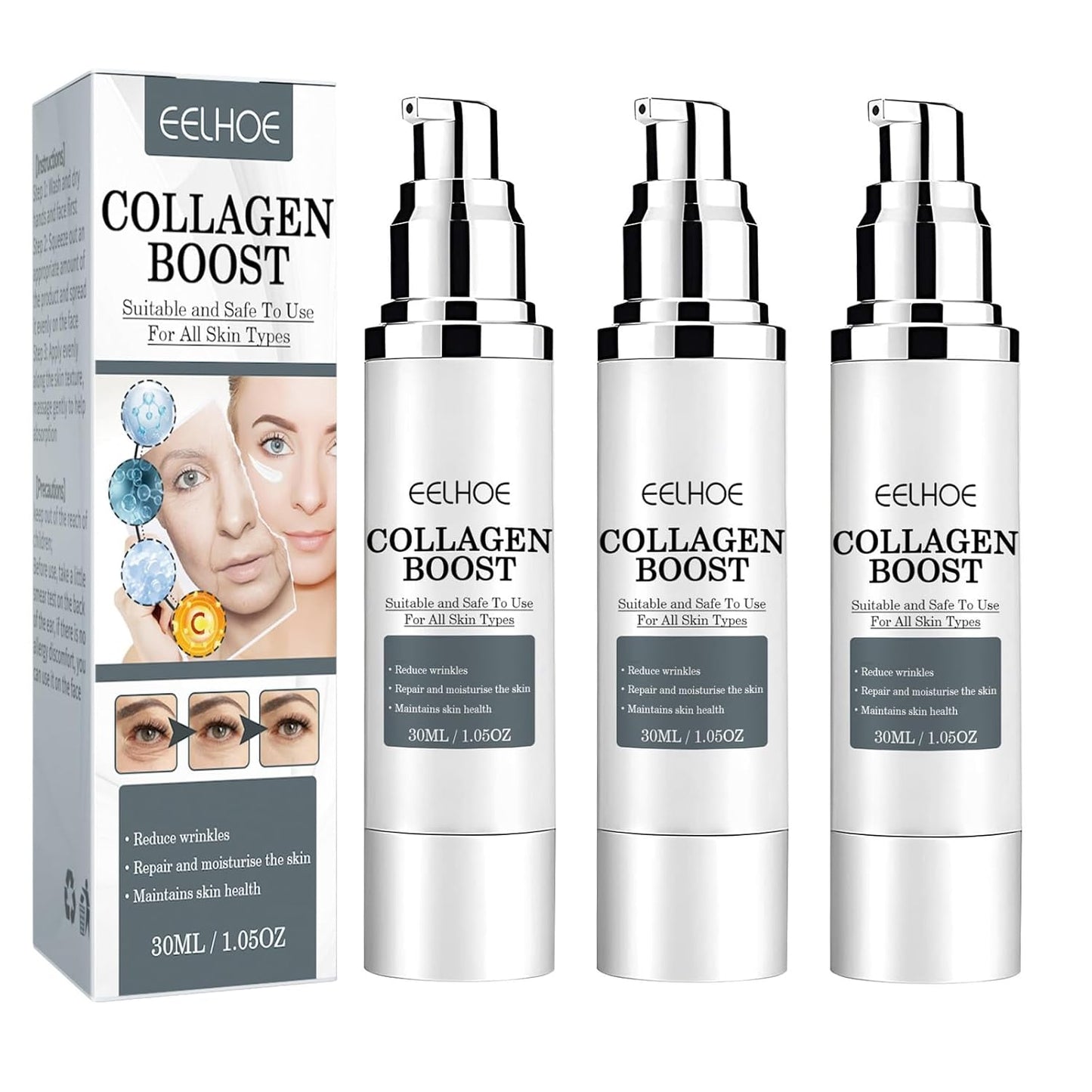 Colágeno Facial Anti-Edad | Alta Eficacia + ENVÍO GRATIS