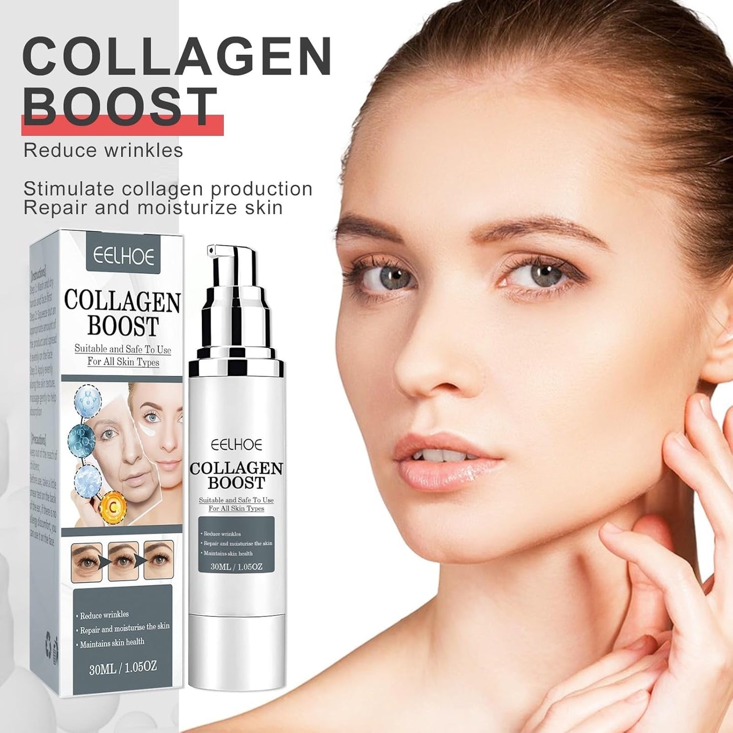 Colágeno Facial Anti-Edad | Alta Eficacia + ENVÍO GRATIS