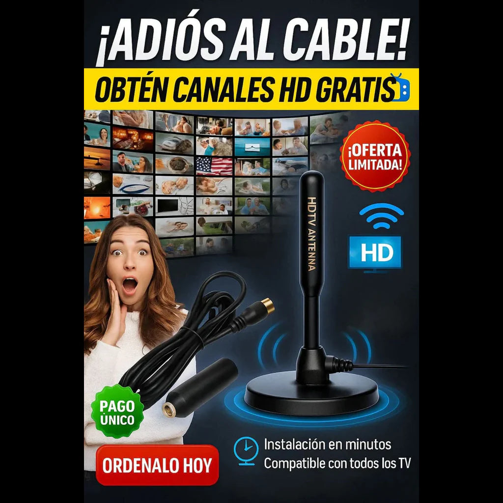 ANTENA TDT TELEVISION l SÚPER OFERTA, 1.000 canales a tu alcance