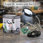 LUPA TERCER BRAZO CON LUZ LED + ENVÍO GRATIS
