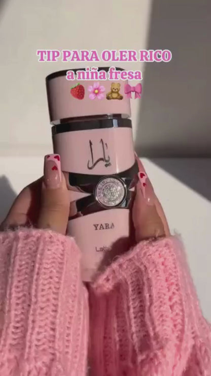 Perfume Árabe Yara Lattafa Rosa 100 ml + ENVIO GRATIS 🚚