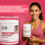 CREATINA MONOHIDRATADA PARA MUJERES (+COLÁGENO) + ENVÍO GRATIS