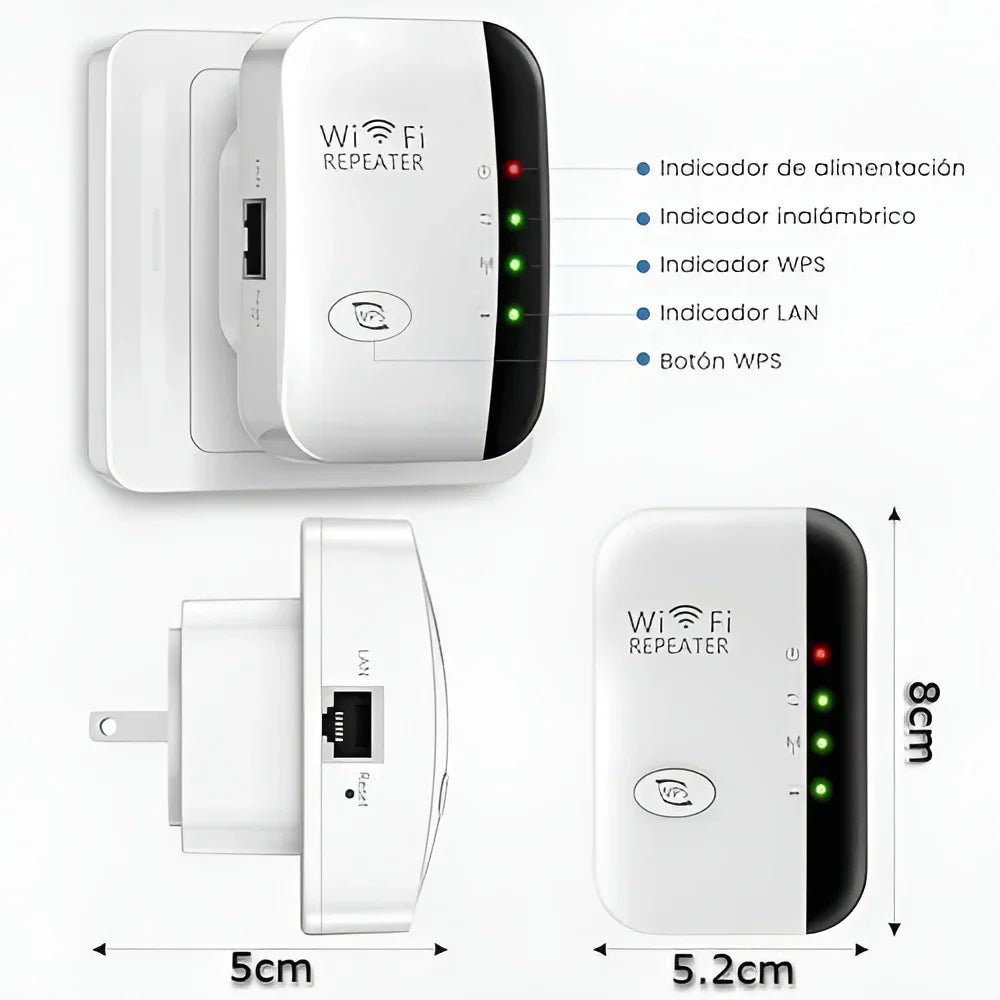 Repetidor Amplificador de señal Wifi  + Envío Gratis 🎁