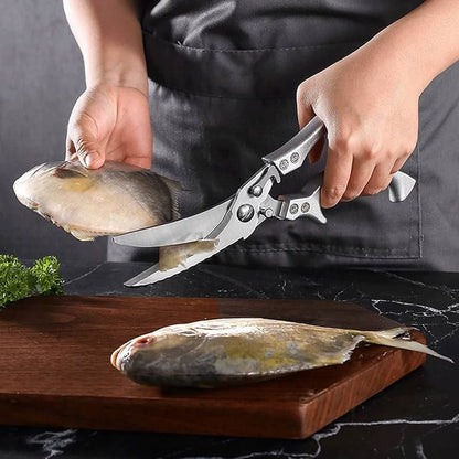 ✂️TIJERA Multiuso: Diseñadas para cortar carne, aves, huesos, verduras y pescado
