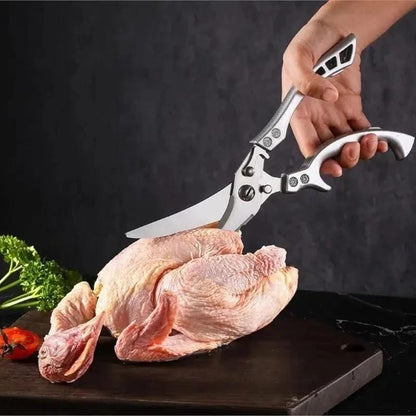 ✂️TIJERA Multiuso: Diseñadas para cortar carne, aves, huesos, verduras y pescado