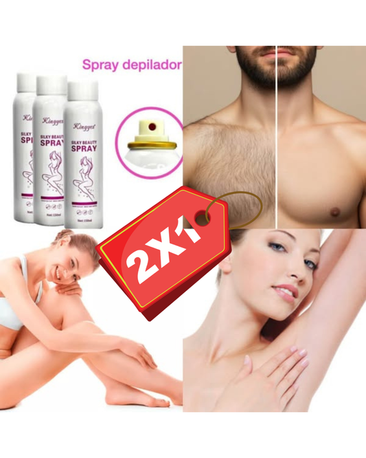 Spray Depilador Hombres y Mujeres (OFERTA 2X1) + ENVÍO GRATIS